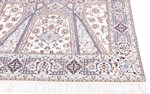 8x5 nain persian carpet gonbad design