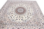 8ft 250cm square handmade nain persian carpet