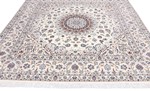 8ft 250cm square handmade nain persian carpet