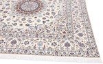 8ft 250cm square handmade nain persian carpet