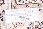 8ft 250cm square handmade nain persian carpet