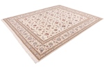 signed 9x8 faraji tabriz persian rug