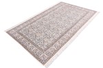 rare silk nain persian carpet tile design