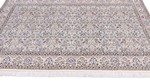 rare silk nain persian carpet tile design