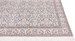 rare silk nain persian carpet tile design