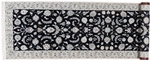 10x2 dark blue nain persian runner