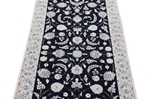 10x2 dark blue nain persian runner