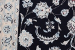 10x2 dark blue nain persian runner
