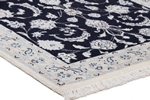 10x2 dark blue nain persian runner