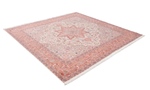 8x8 square tabriz heriz design persian rug
