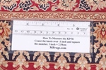 square silk qom persian rug