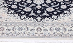 9x6 navy blue nain persian rug