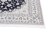 9x6 navy blue nain persian rug