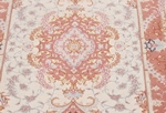 4x2 tabriz persian rug with silk