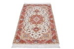 4x2 tabriz persian rug with silk