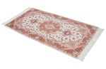 4x2 tabriz persian rug with silk