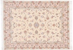 signed 6x4 faraji tabriz persian rug