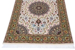5x3 beige tabriz persian rug with silk