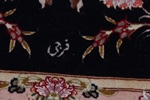 signed 10x8 faraji tabriz persian rug