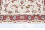 5x3 tabriz persian rug with silk