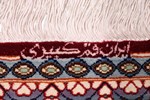3ft 1m square silk qom persian rug