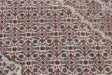 8x5 wool persian rug with silk highlights