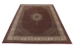 11x8 wool persian rug with silk highlights