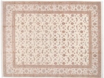 signed 15x11 faraji silk tabriz persian rug