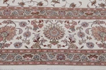 signed 15x11 faraji silk tabriz persian rug