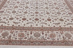 signed 15x11 faraji silk tabriz persian rug