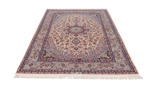 8x5 signed silk isfahan rug