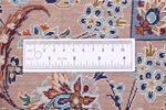 8x5 signed silk isfahan rug