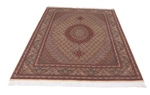 6x5 mahi tabriz persian rug with silk