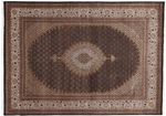 12x8 wool persian rug with silk highlights