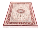 4x3 silk qum persian rug