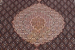 6x4 mahi tabriz rug with silk