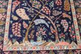 4x3 pictorial tree of life qum persian rug