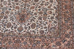 beige brown silk handmade carpet