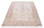 beige brown silk handmade carpet