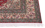 6x5 red color high quality silk carpet