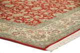 9x6 red silk kashmir persian rug