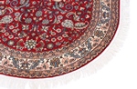 5x3 oval silk kashmir rug