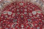 5x3 oval silk kashmir rug