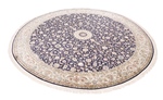 10x10 round silk kashmir persian rug