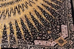 fine silk gonbad persian carpet