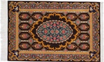 3x2 800kpsi genuine silk qum rug