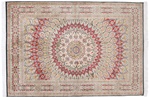 6x4 silk kashmir persian rug