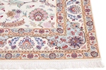 signed 8x5 faraji silk tabriz persian rug