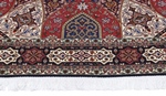 7x5 gonbad tabriz rug with silk