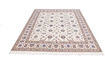 signed 10x8 faraji silk tabriz persian rug